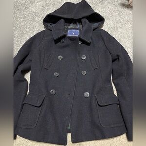 Vintage Y2K American Eagle peacoat